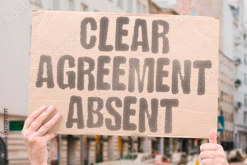 Fotografía "Clear Agreement Absent" No decision was made today