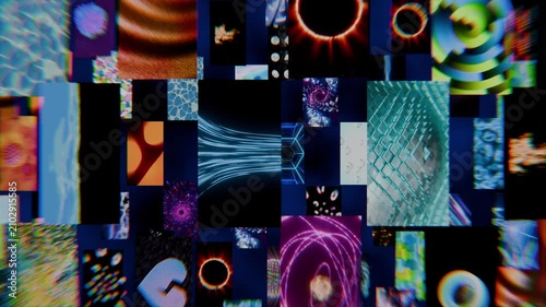Abstract 3D Motion Graphics Gallery of Animated Backgrounds and Effects. 4K