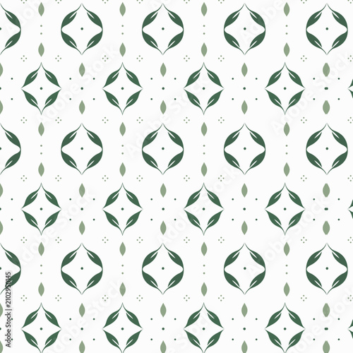 seamless floral pattern.Leaf Vector Pattern