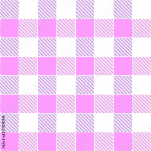 Gingham diagonal stripes 