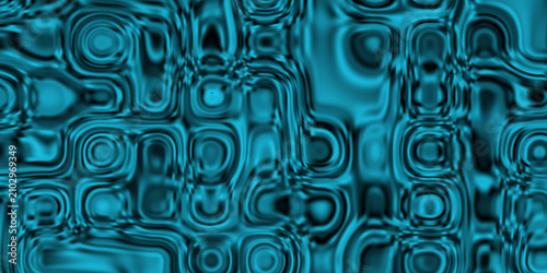 A vibrant digital abstract background featuring flowing blue liquid shapes, organic curves, and deep teal textures, perfect for modern web design or artistic projects.