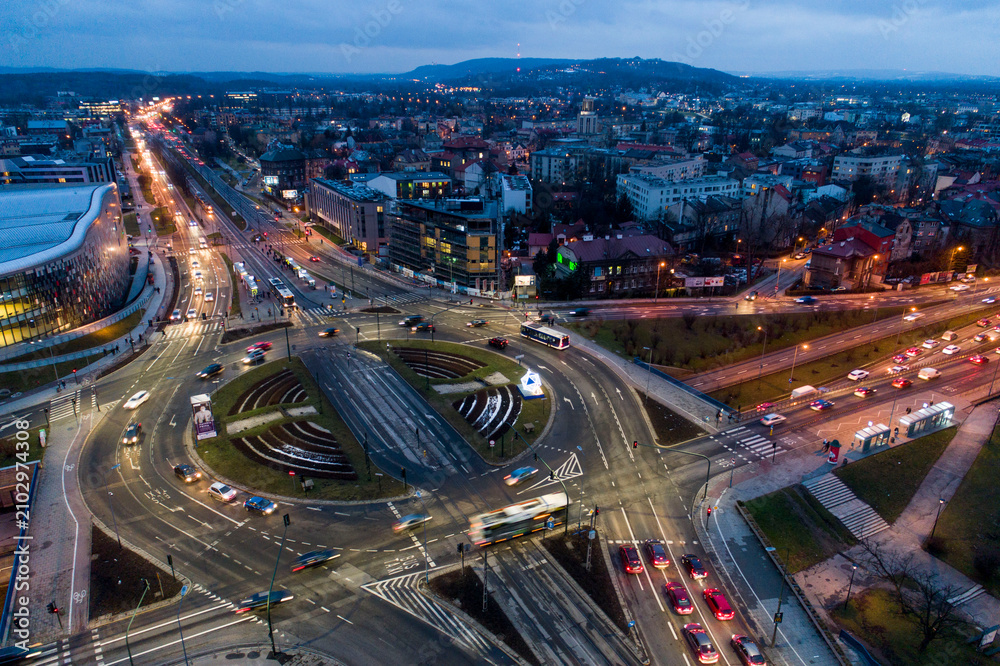 Fototapeta premium Grunwaldzkie Roundabout