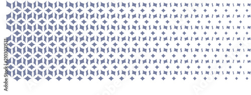 Blue Geometric Pattern Background With Gradient Fade Vector Design