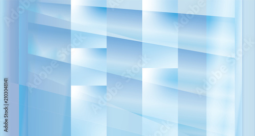 Abstract Light Blue Geometric Backgroun