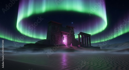 Ruins and Aurora. (5)