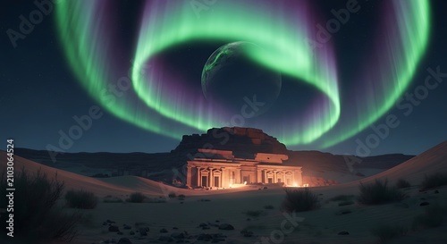 Desert Aurora Night. (6)