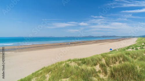 Harlech beach on Cardigan Bay