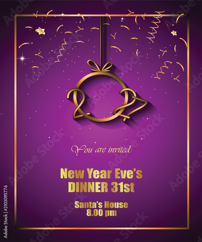2027 Happy New Year background for your seasonal invitations, festive posters, greetings cards.