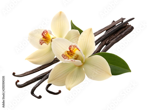 orchid isolated on white
