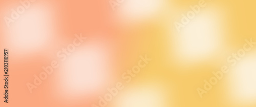 Billede på lærred Sunny Apricot and Cream Soft Focus Defocused Dots Digital Art Backdrop