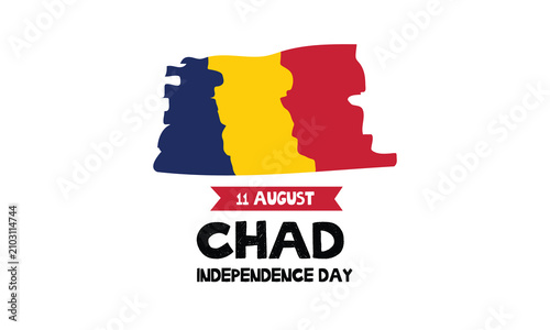 Chad independence day background 
