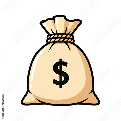 Money bag with dollar sign