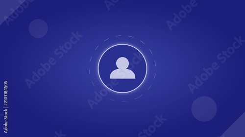 user profile account avatar login animated icon