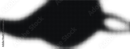 Abstract geometric dots pattern with gradient fade effect design