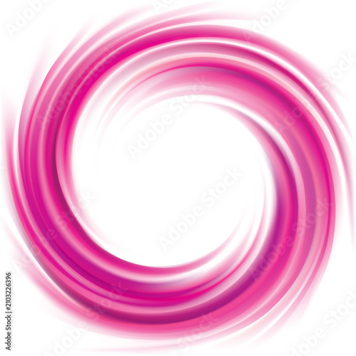 Glossy radial rippled curvy backdrop with glowing white center. Twirl gel fluid pink caramel surface. Appetizing jam juicy fruits mauve color: grape, currant, blueberry, bilberry, mulberry, bramble
