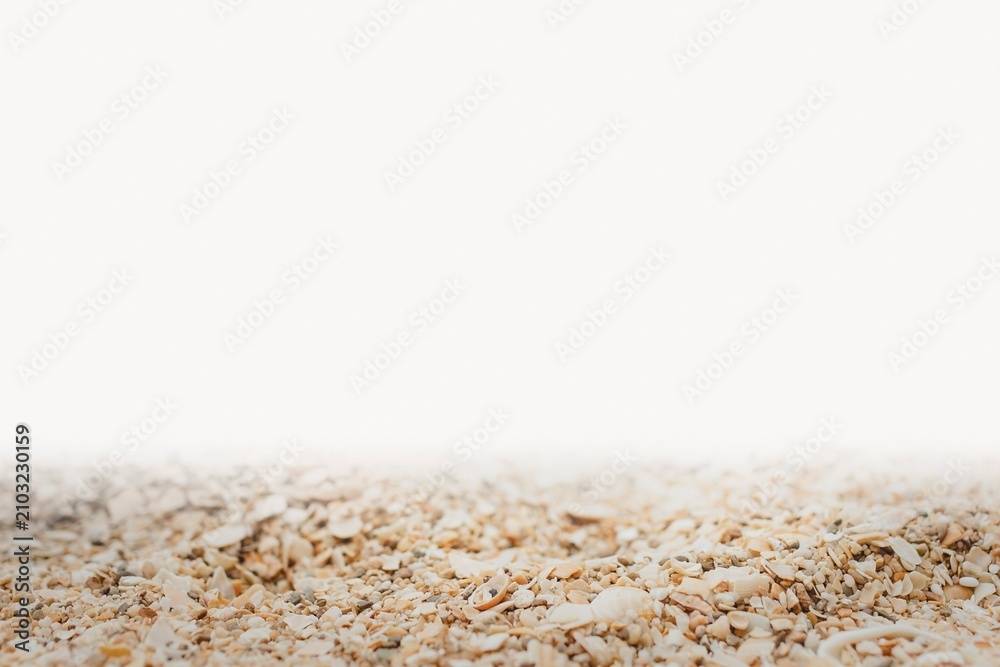 Obraz premium Beach sand background, off white design