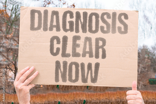 Konstfotografi "Diagnosis Clear Now" The finding is definite