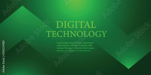 Fotografie High speed digital technology connected with green background, cyber nano information, abstract communication, future data technology innovation, internet network connection