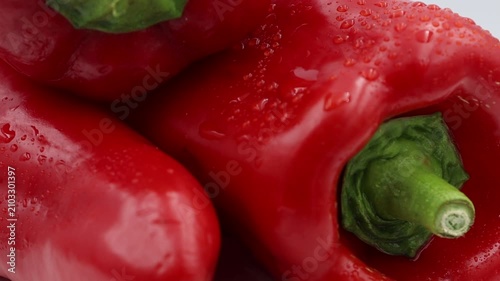 Smooth motion of a red pepper.