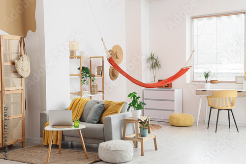 Modern living room interior...