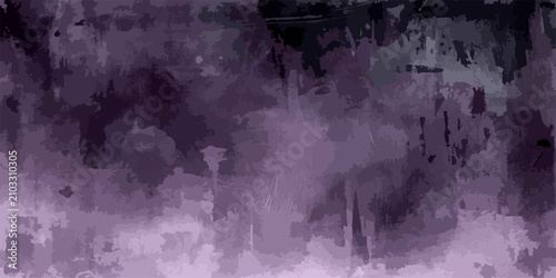 Canvastavla Abstract Mist Painting A melancholic abstract painting rendered in a palette of deep purples and dark grays evokes a sense of mystery and introspection, reminiscent of a cloudy, ethereal landscape