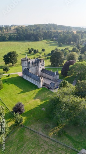 Castle Fraser Garden and Estate, Magnificent Scottish Baronial Architecture Dating from the 16th Century
