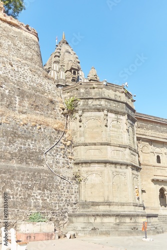 The historic and sacred town of Maheshwar in Madhya Pradesh, India