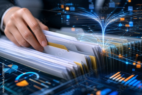 Integrating Big Data Technology and Artificial Intelligence with Traditional Office Document Analysis