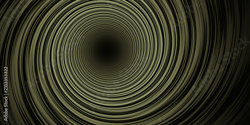 Fotografie Abstract golden yellow spiral vortex lines pattern design background