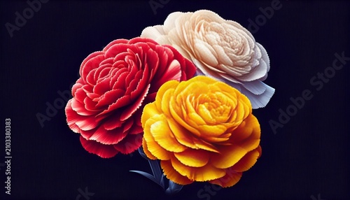 bouquet of yellow chrysanthemums