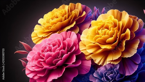 bouquet of yellow chrysanthemums