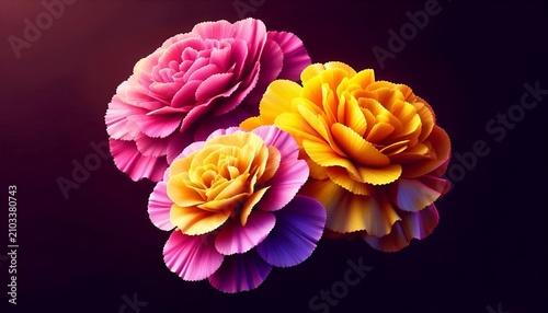 bouquet of yellow chrysanthemums