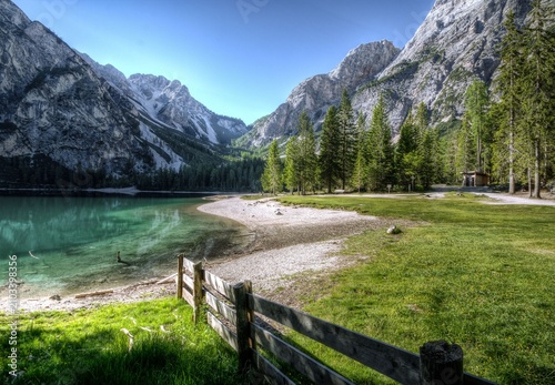 Canvas Print lake in the mountains