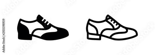 Fotografie Classic Oxford Dress Shoe Icon