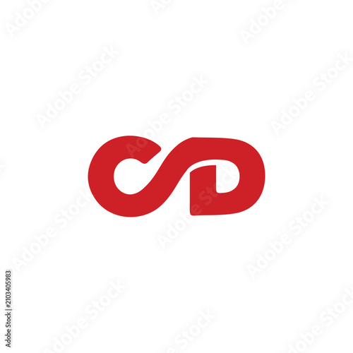 Logo Letter CD Simple Minimalist