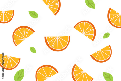 seamless pattern with fruits