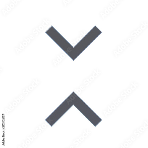 Картината върху платно Fluid Glass Unfold Less Icon Isolated on Transparent Background