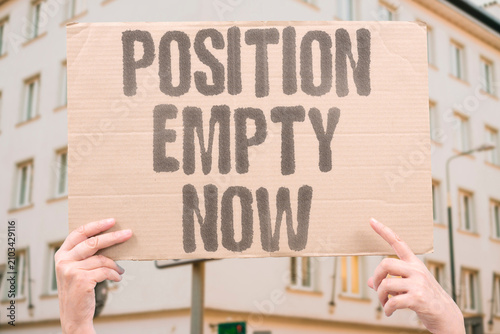 фотографія "Position Empty Now" A position means little without troops there