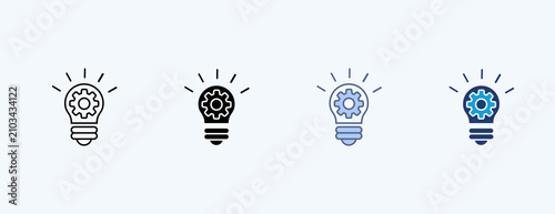 Innovation Multiple Icon Illustration Vector