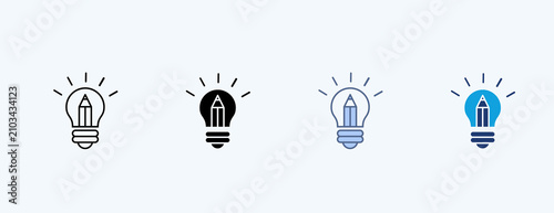 Canvastavla Creativity Multiple Icon Illustration Vector