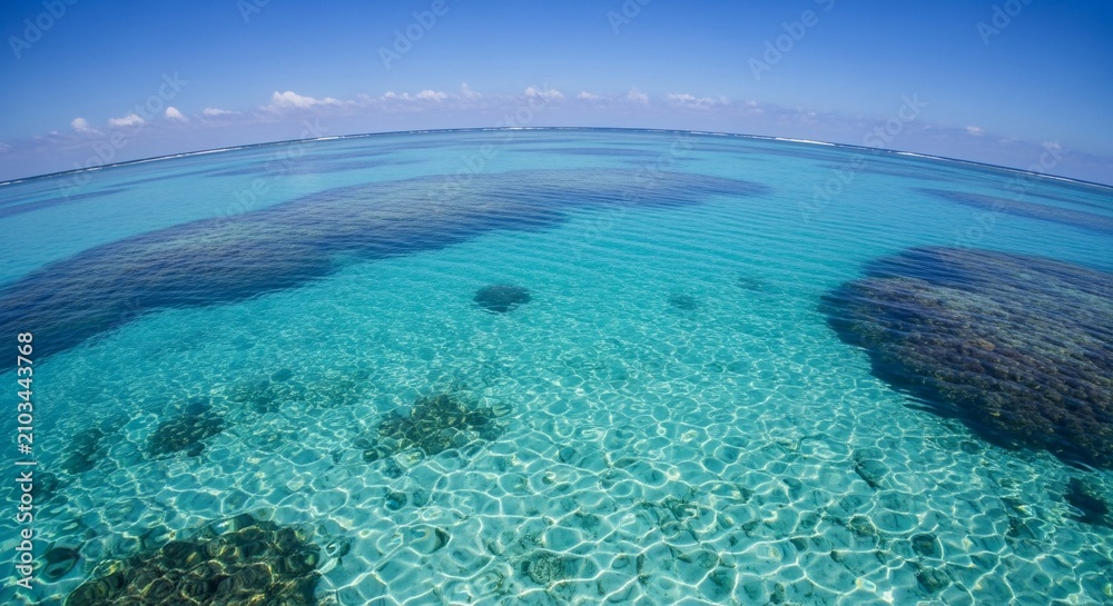 Obraz premium Ocean view turquoise water