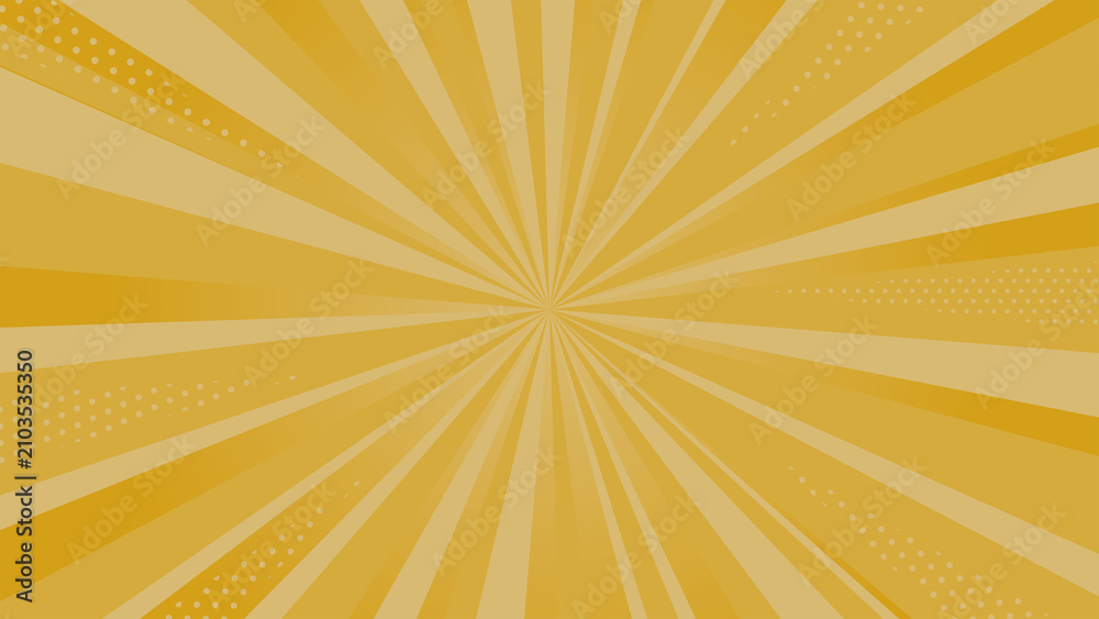 Fototapeta premium Mustard radial burst abstract autumn background マスタード 放射線 秋 背景