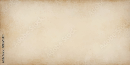 Quadro su tela Vintage Aged Brown Parchment Paper Texture Background with Grunge Stains and Ant