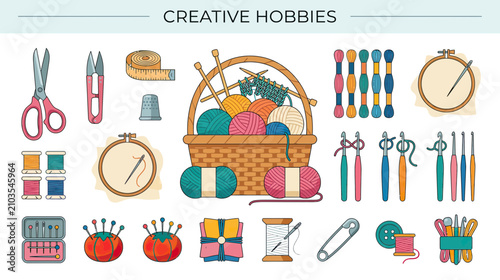 Handicraft Supplies for Creative Hobbies