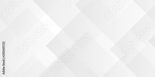 Abstract square space cube transparent paper geometric background. vector layer white and gray gradient material rectangle, shape web blank business template background.