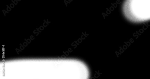 Random artistic paint brush stroke matte transition animation loop from black to white
