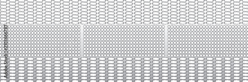 pattern Abstract seamless pattern set. Geometric shape. Vector illustration