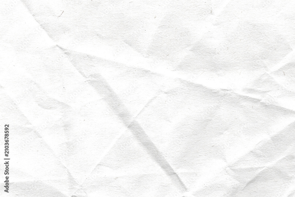 Obraz premium Realistic white folded paper texture. Blank creased sheet with transparent background.