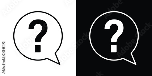 Bild auf Leinwand Help icon editable illustration collection
