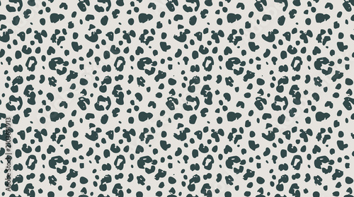 Dark Leopard Spot Pattern Background with Minimal Animal Texture Design